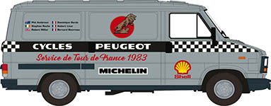 101-34921 - H0 - Peugeot J5 Kasten 1982, TdF 1983